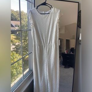 Bridal White Lace Jumpsuit- Brand New never worn